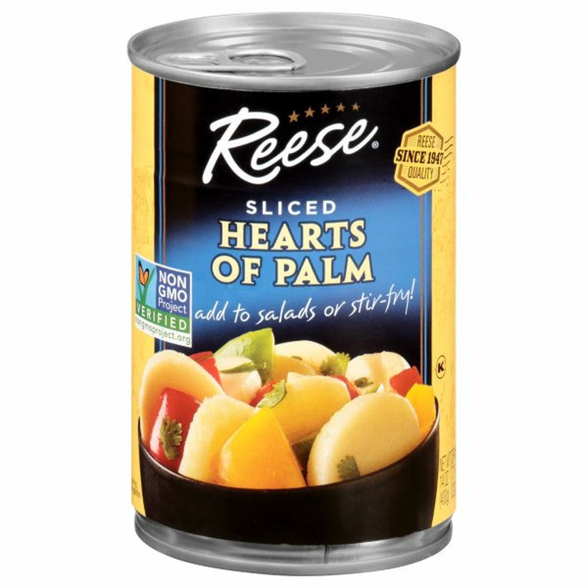 Calories in Reese's Hearts of Palm, Sliced