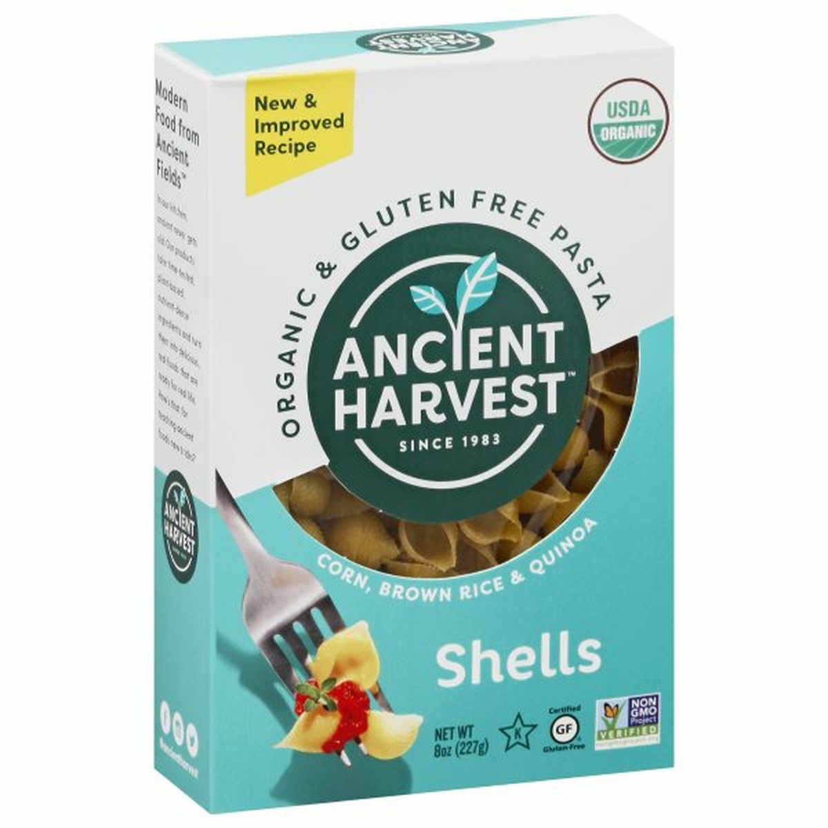 Calories in Ancient Harvest Shells