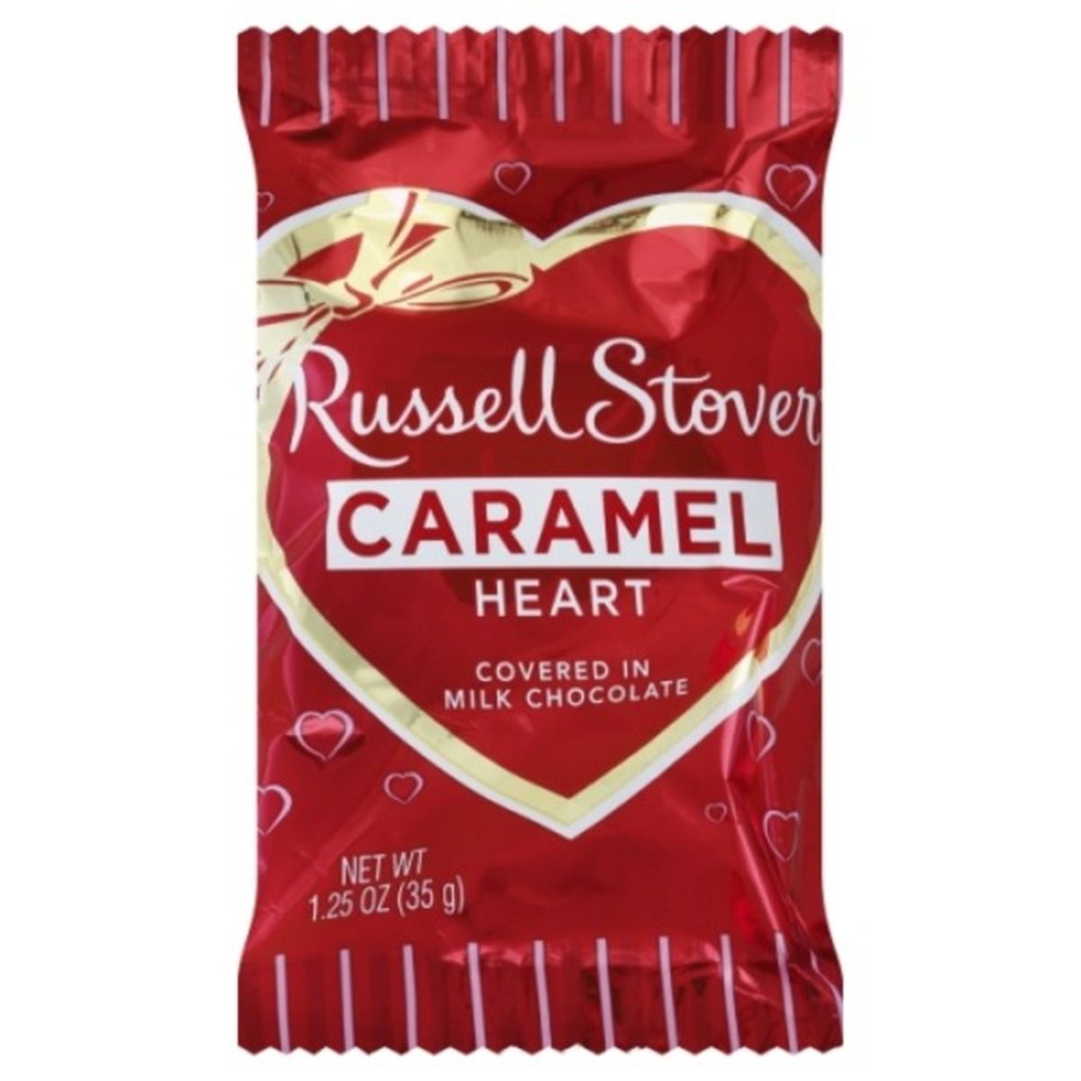 Calories in Russell Stover Caramel, Heart
