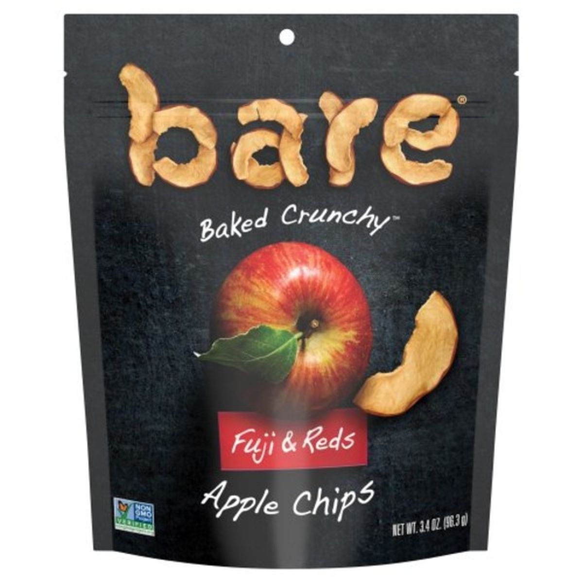 Calories in Bare Baked Crunchy Apple Chips, Fuji & Reds