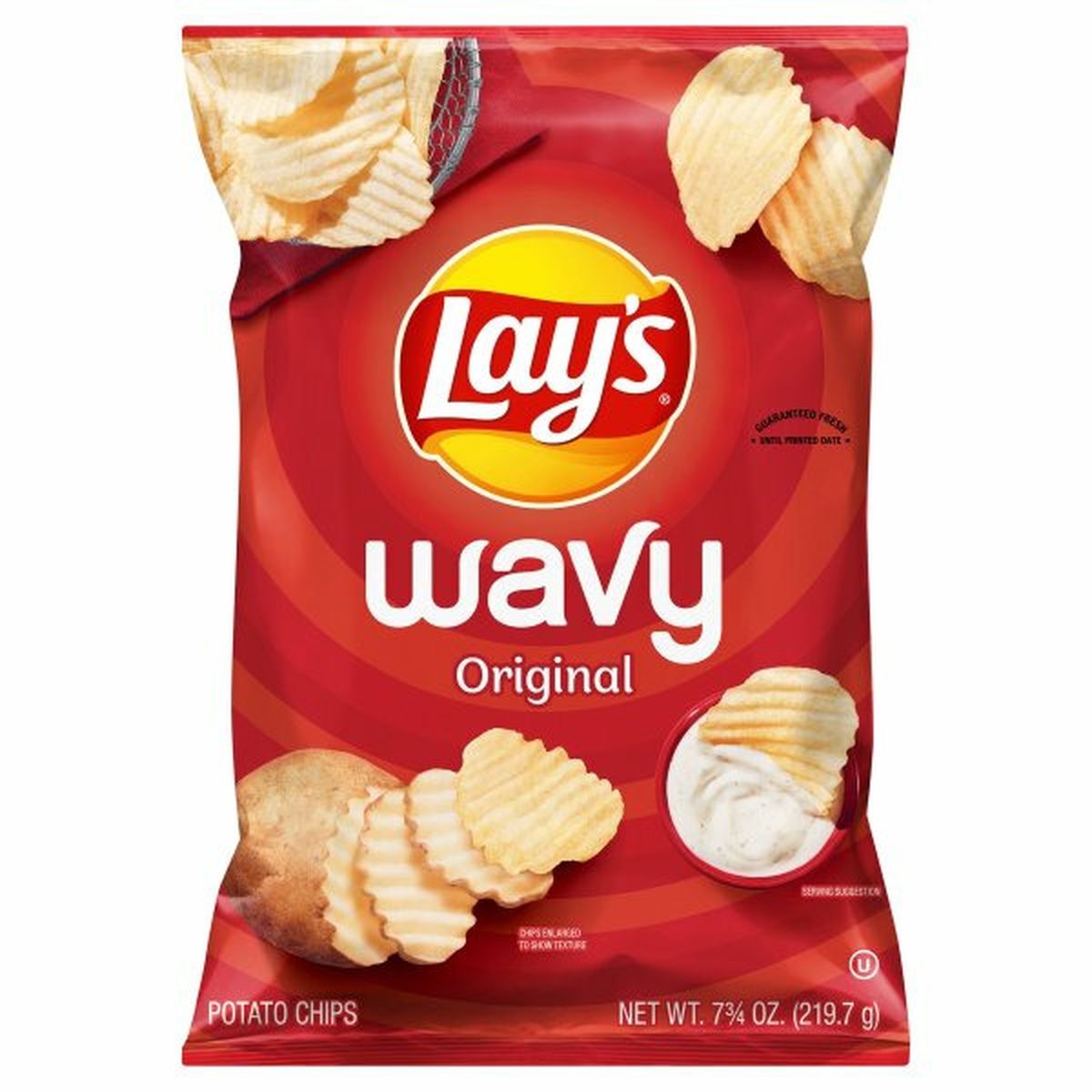 Calories in Lay's Wavy Potato Chips, Original
