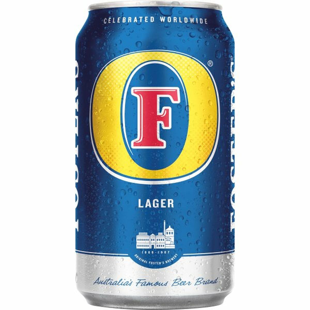 Calories in Foster's Fosters Beer Single Can