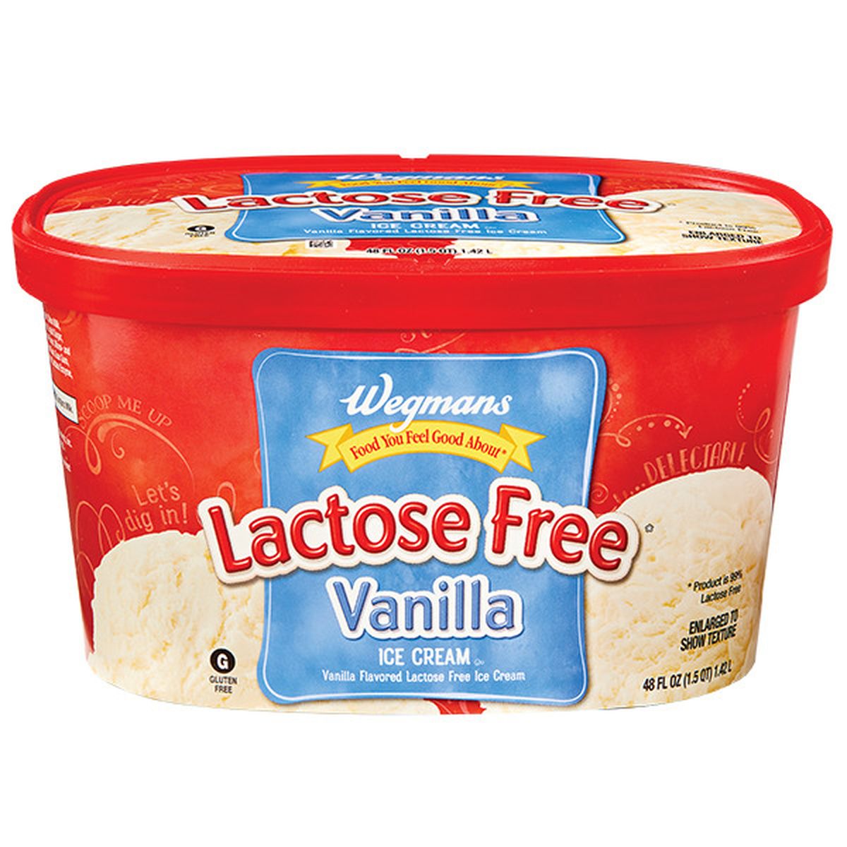 Calories in Wegmans Lactose Free* Vanilla Ice Cream