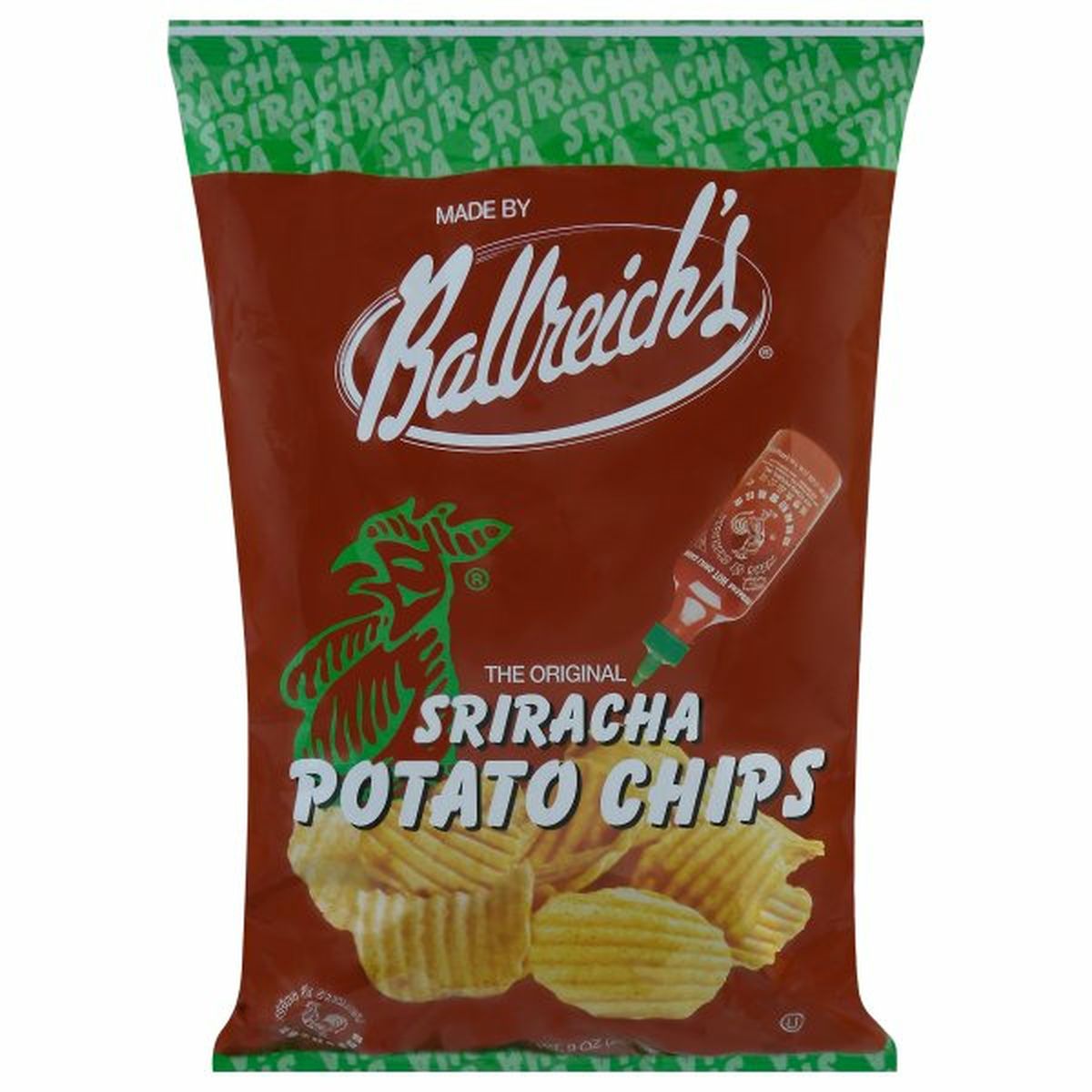 Calories in Ballreich's Potato Chips, Sriracha