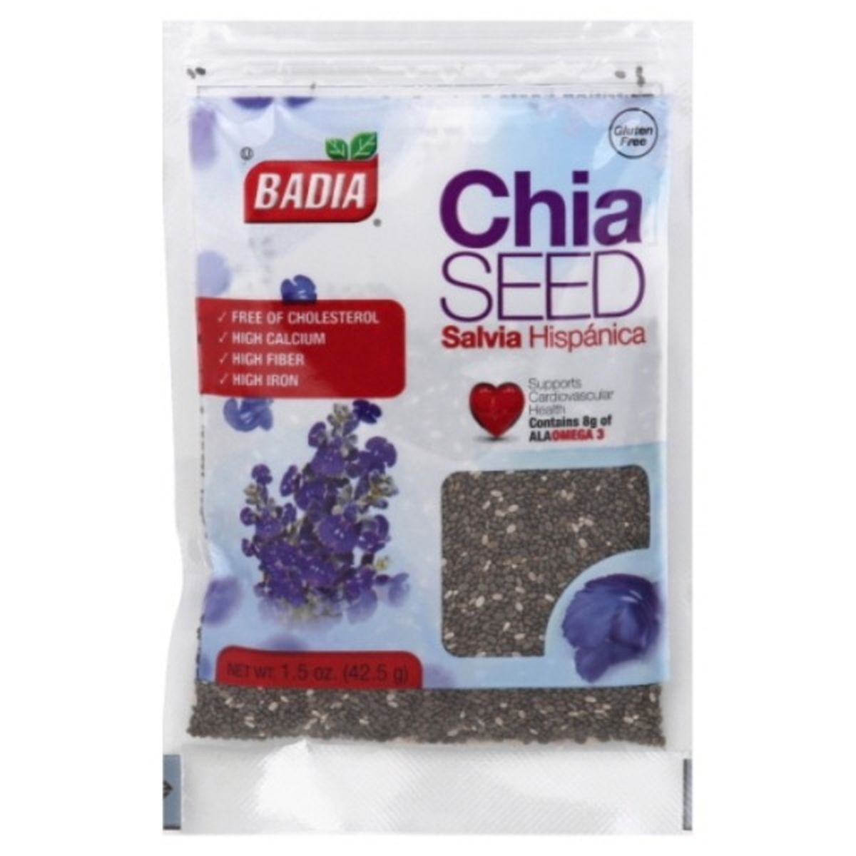 Calories in Badia Spices Chia Seed