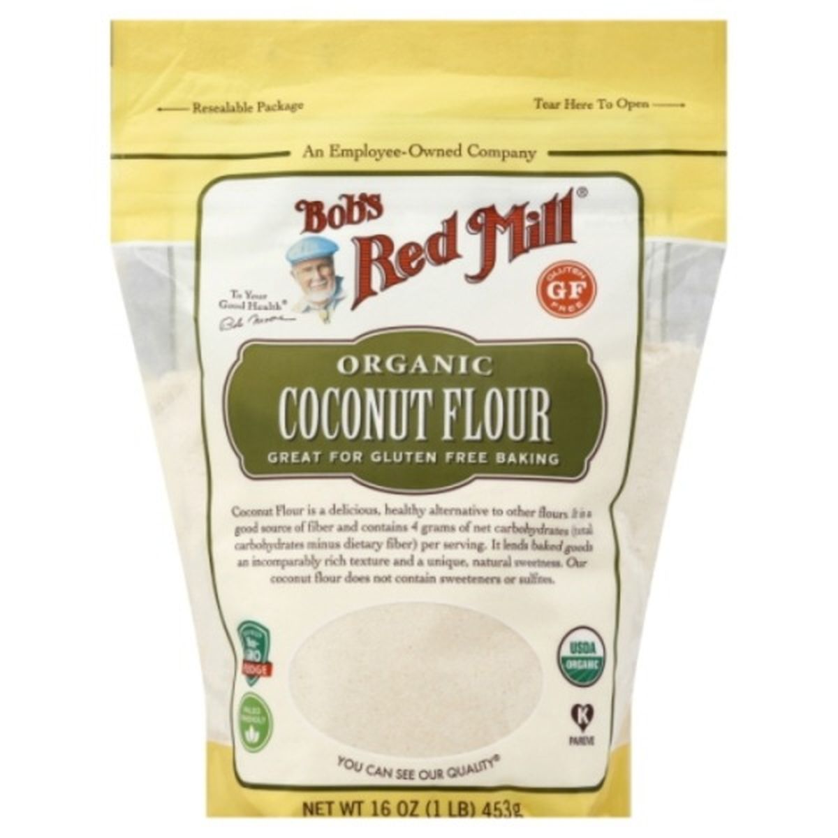 Calories in Bob's Red Mill Coconut Flour, Organic