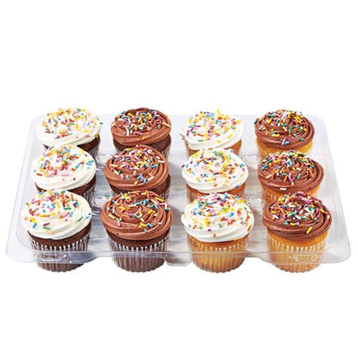 Calories in Wegmans Assorted Cupcakes, 12 Pack, FAMILY PACK