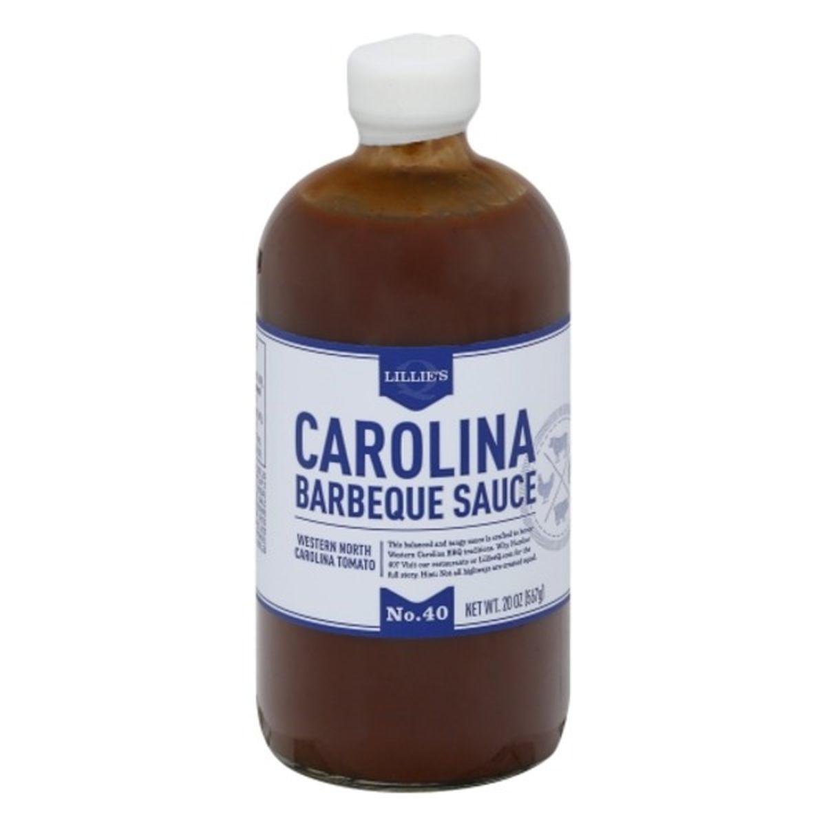 Calories in Lillie's Q Barbeque Sauce, Carolina, No. 40