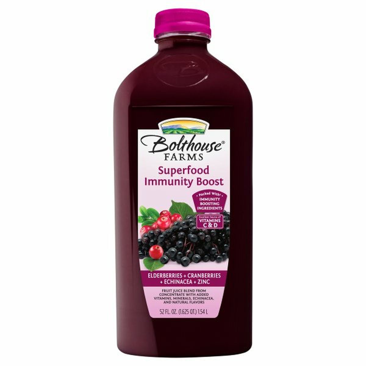 Calories in Bolthouse Farms Fruit Juice Blend, Superfood Immunity Boost