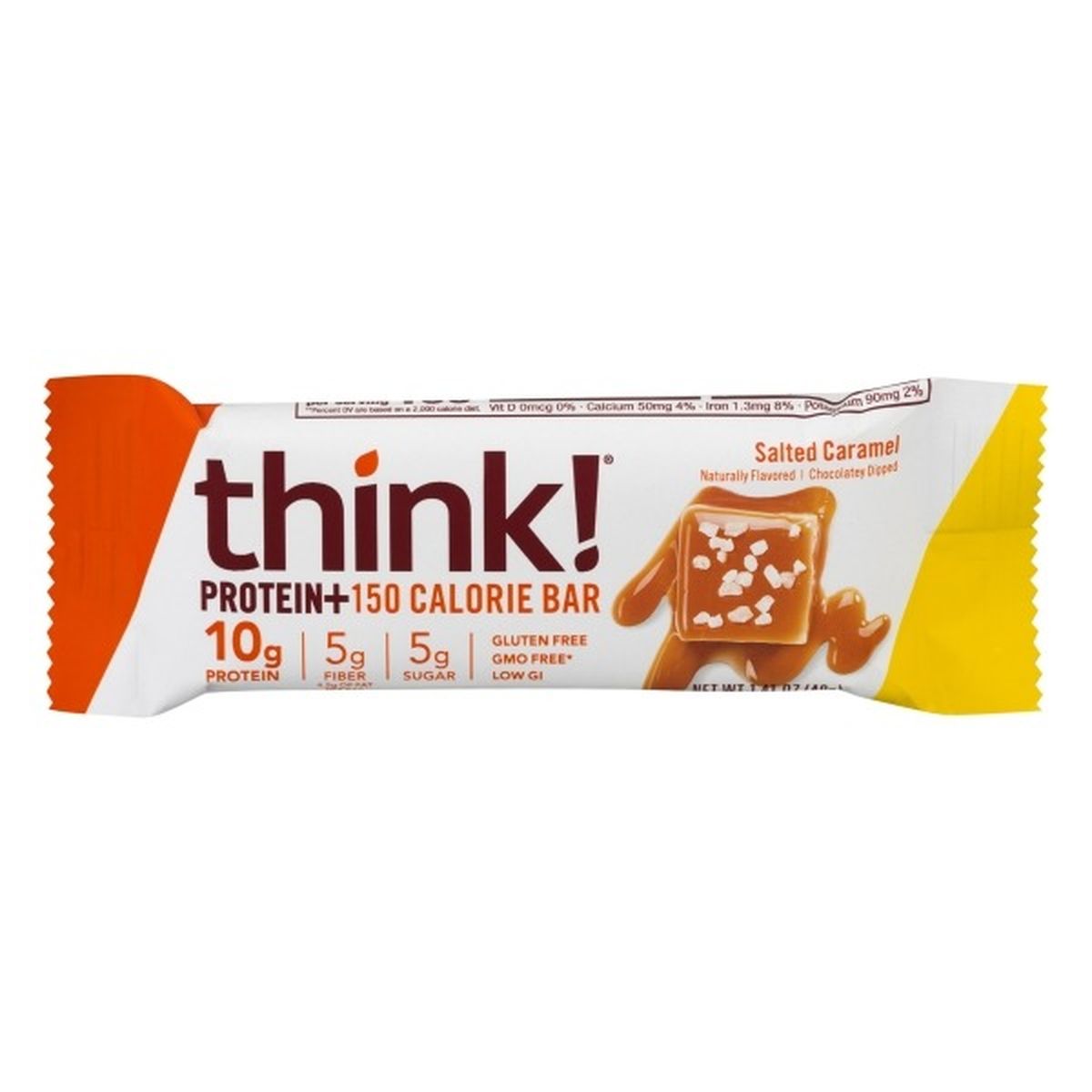 Calories in Think Thin Protein Bar, Chocolatey Dipped, Salted Caramel
