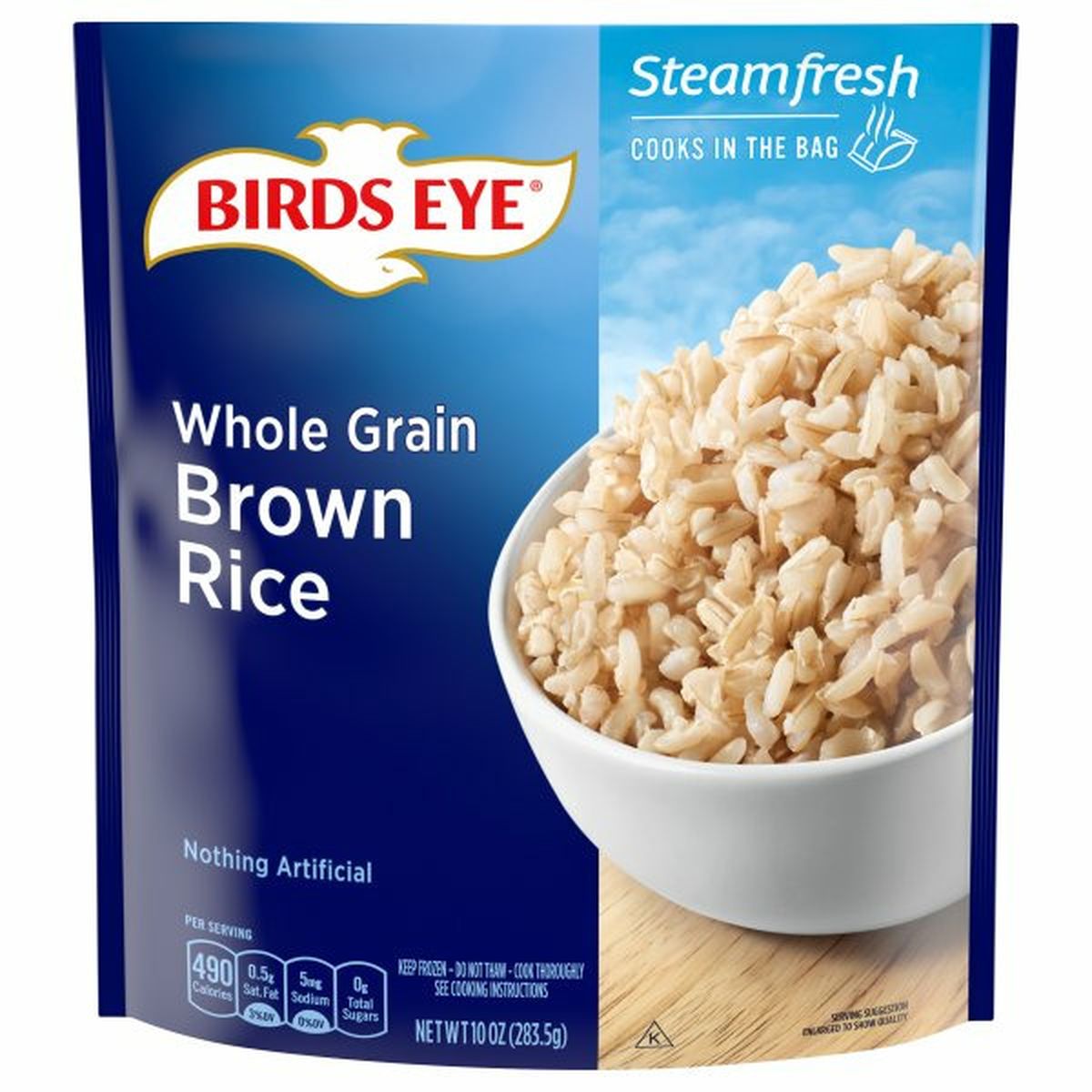 Calories in Birds Eye Brown Rice, Whole Grain