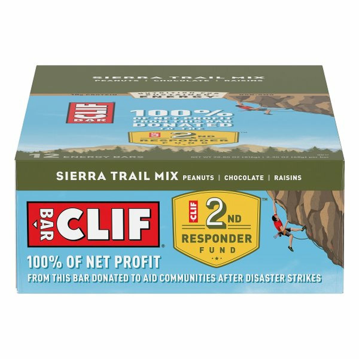 Calories in CLIF BAR Energy Bars, Sierra Trail Mix