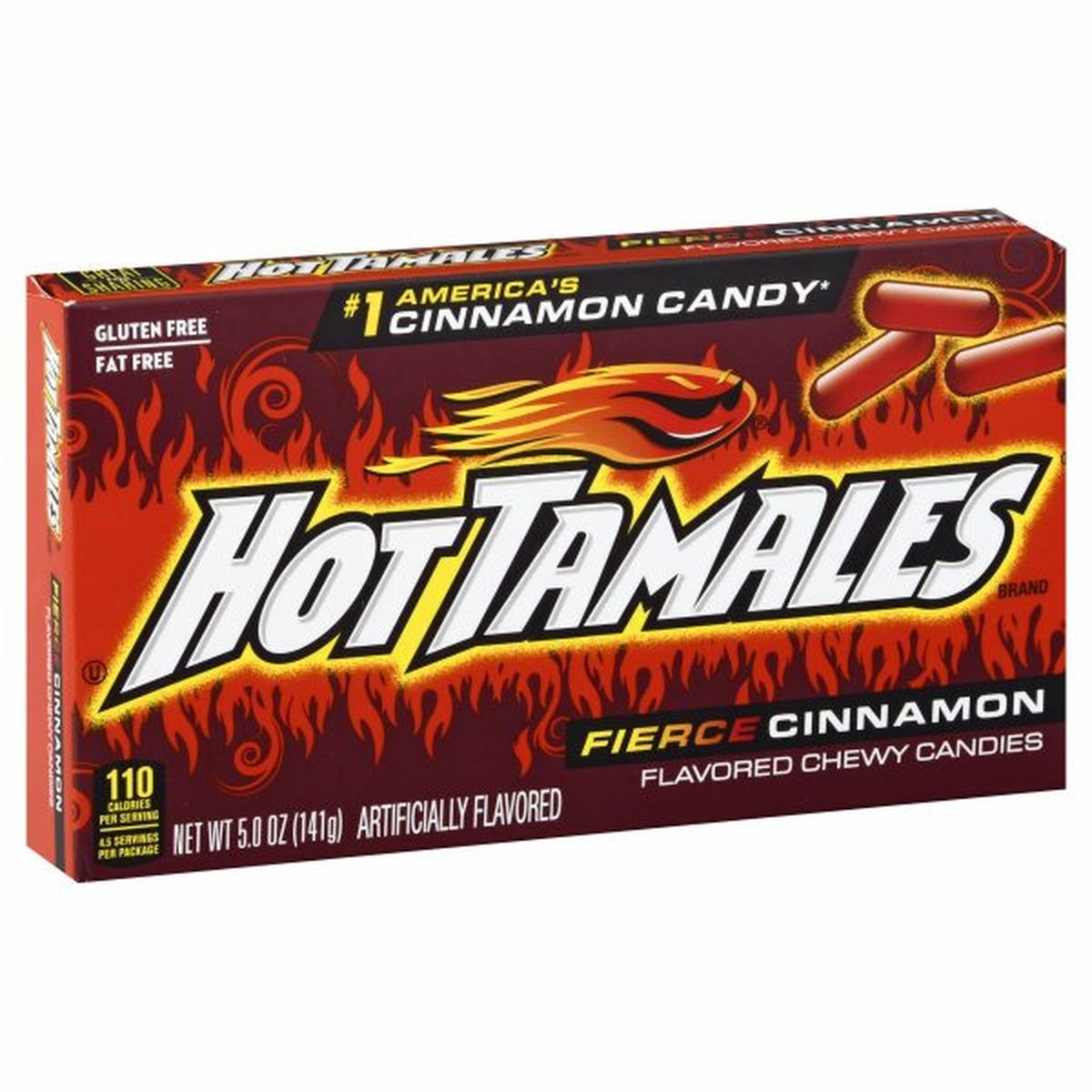 Calories in Hot Tamaless Candy, Fierce Cinnamon