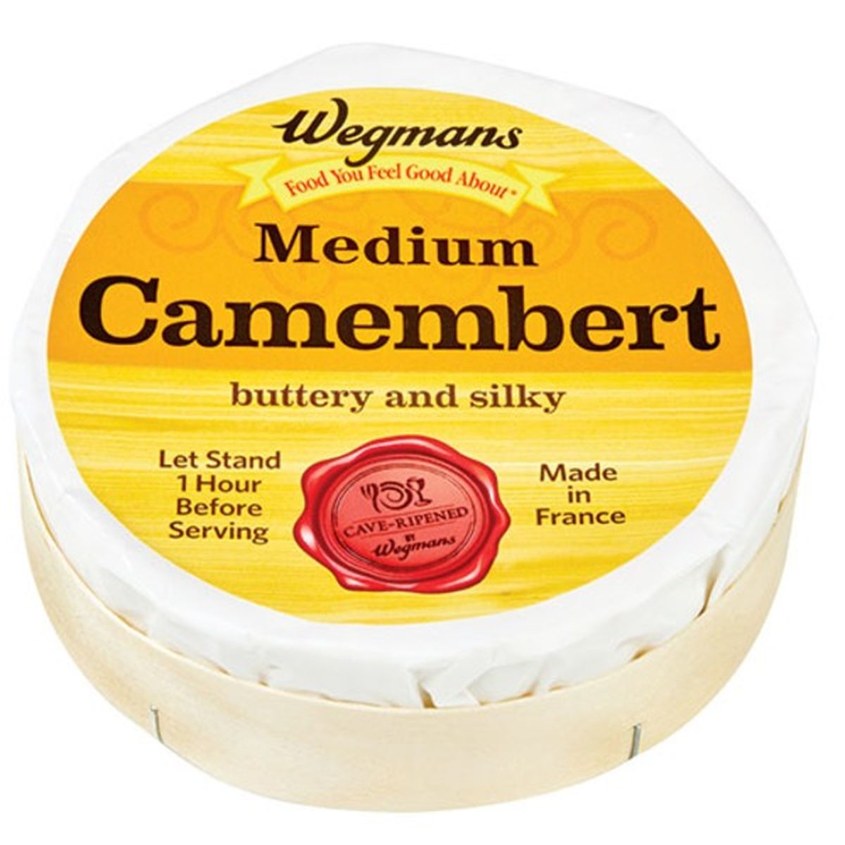 Calories in Wegmans Cave-Ripened Medium Camembert Cheese, Buttery