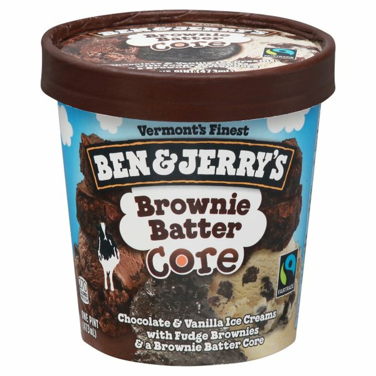 Calories in Ben & Jerry's Ice Cream, Brownie Batter Core