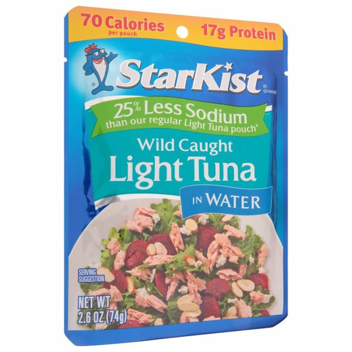 Calories in StarKist Light Tuna in Water, Wild Caught