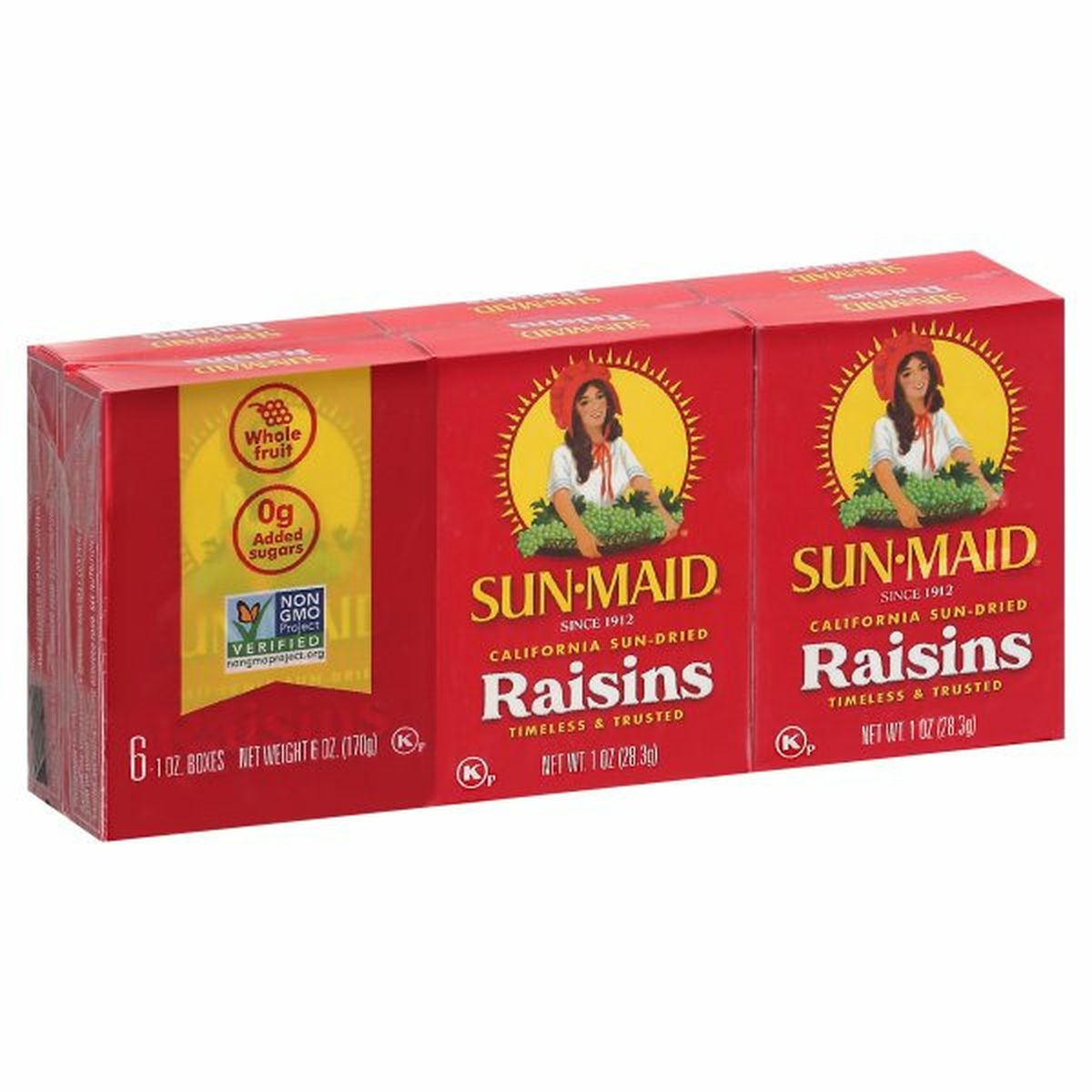Calories in Sun-Maid Raisins, Sun-Dried
