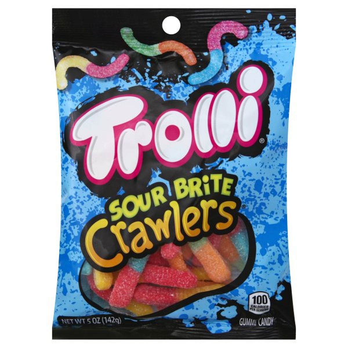 Calories in Trolli Gummi Candy, Crawlers