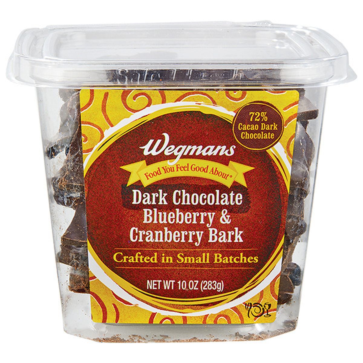 Calories in Wegmans Dark Chocolate Blueberry & Cranberry Bark