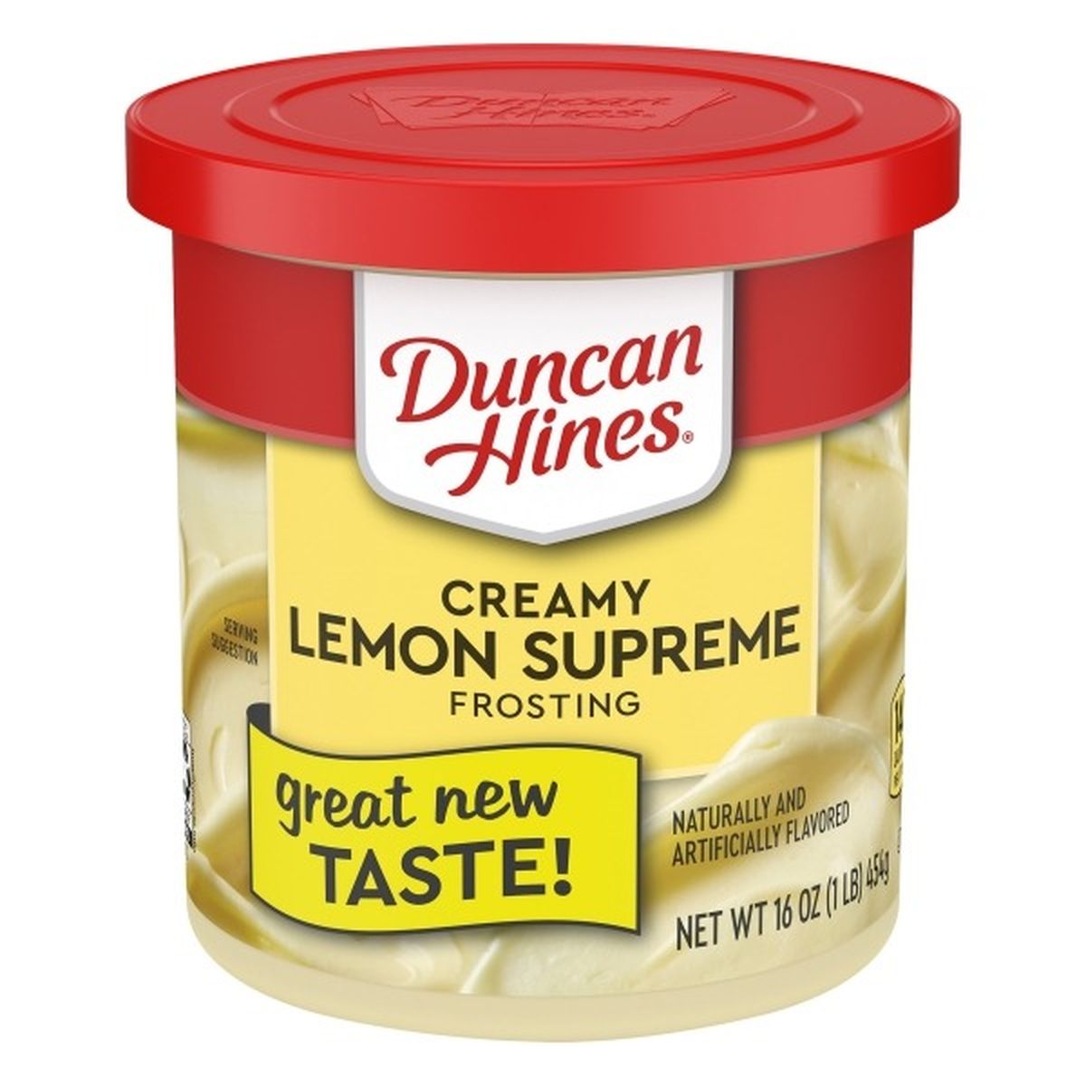 Calories in Duncan Hines Frosting, Creamy, Lemon Supreme