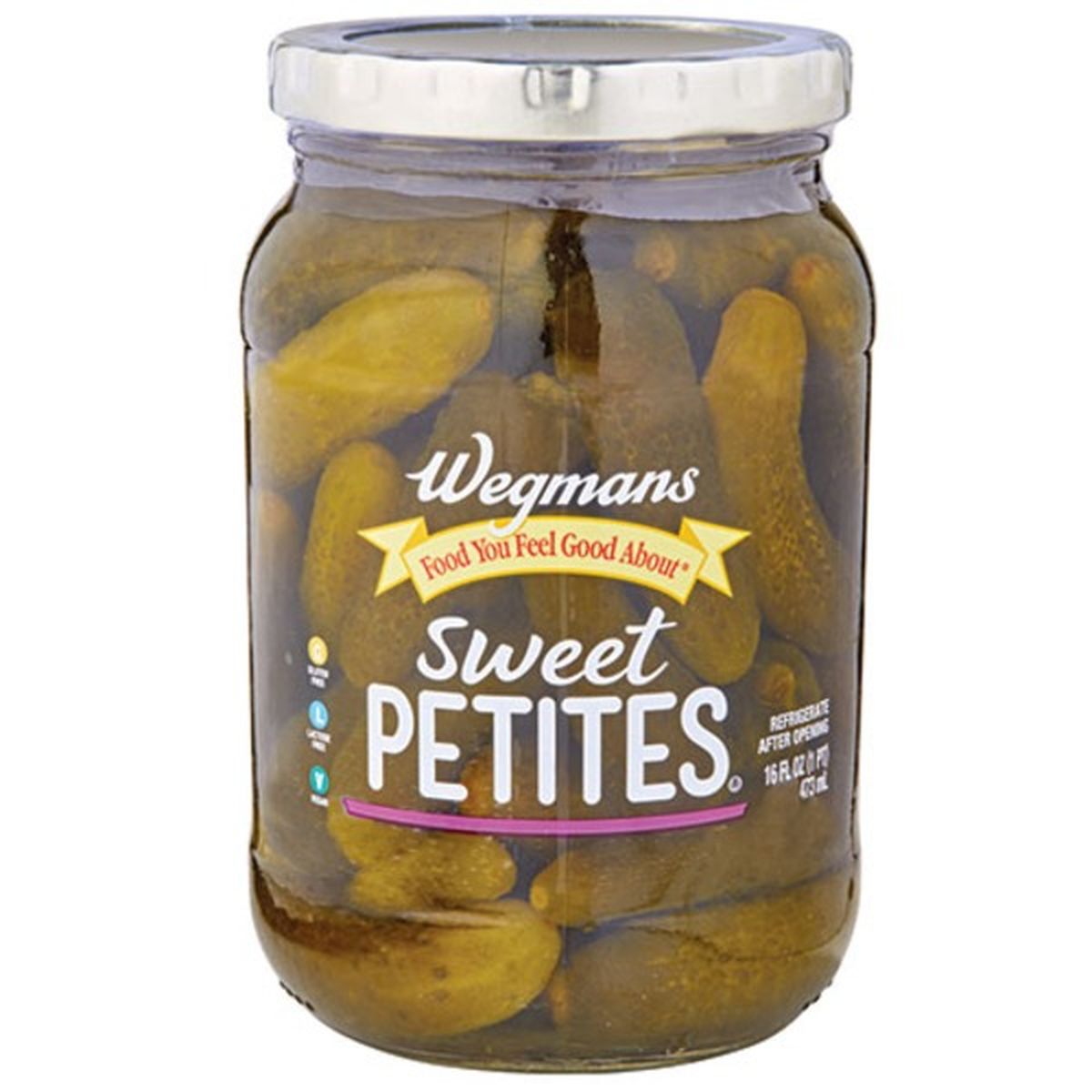 Calories in Wegmans Sweet Petites Pickles