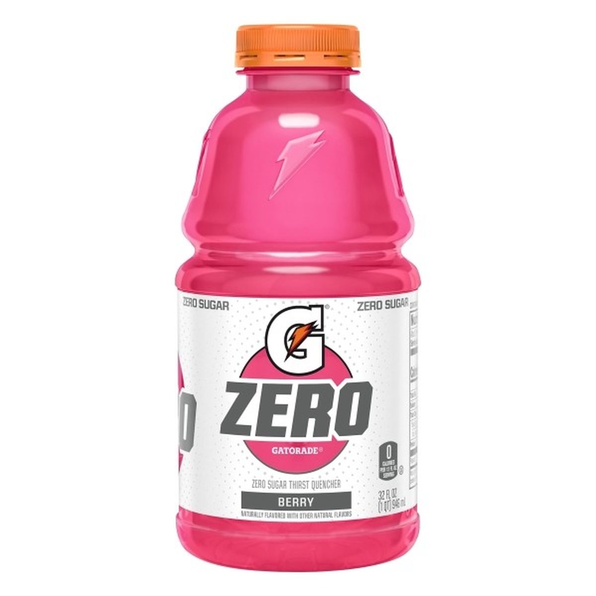 Calories in Gatorade Zero Thirst Quencher, Zero Sugar, Berry