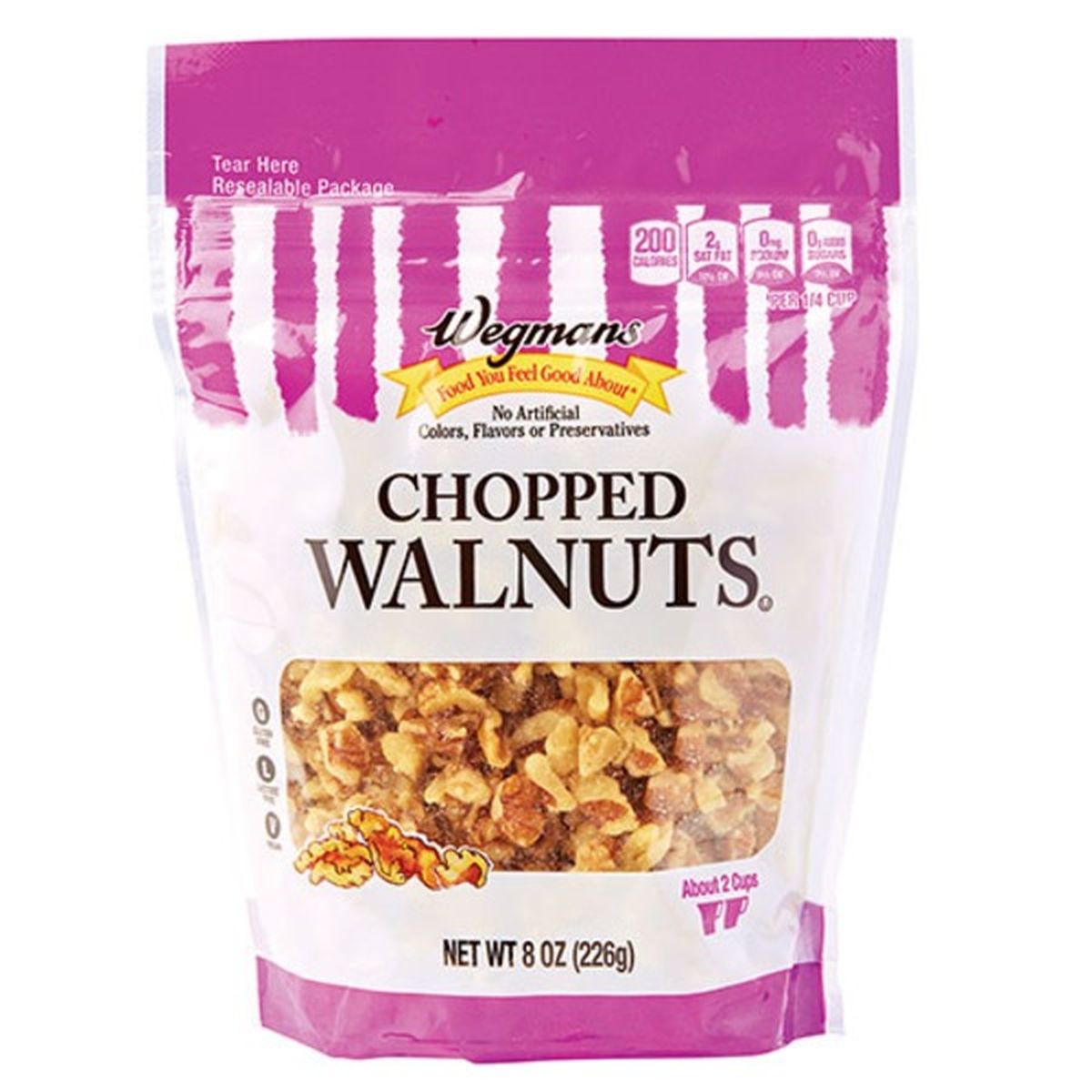 Calories in Wegmans Chopped Walnuts