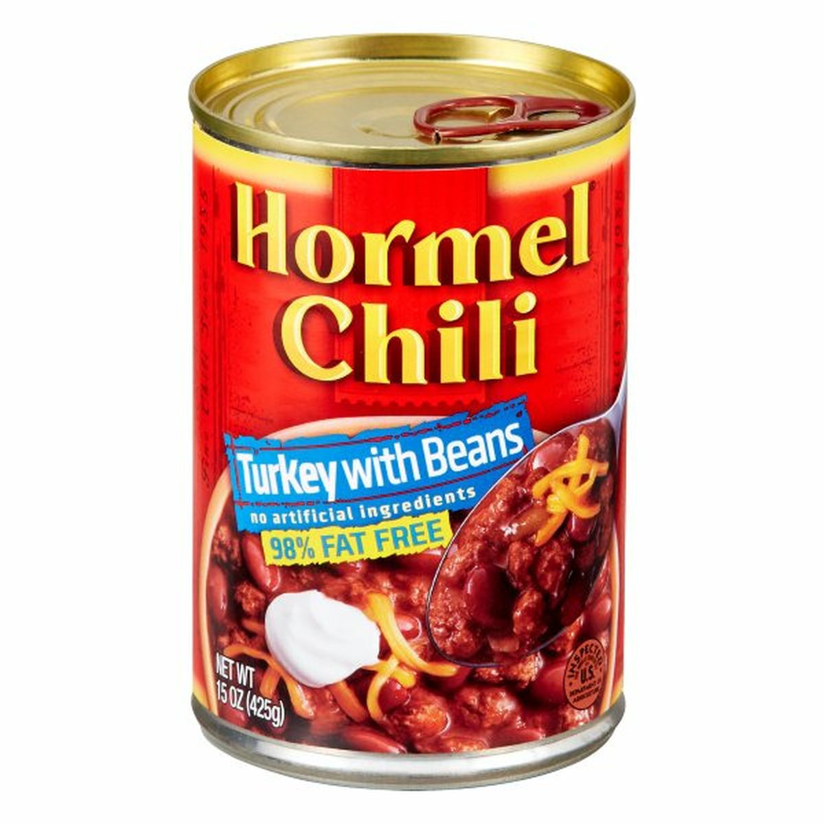 Calories in Hormel Turkey with Beans, Chili