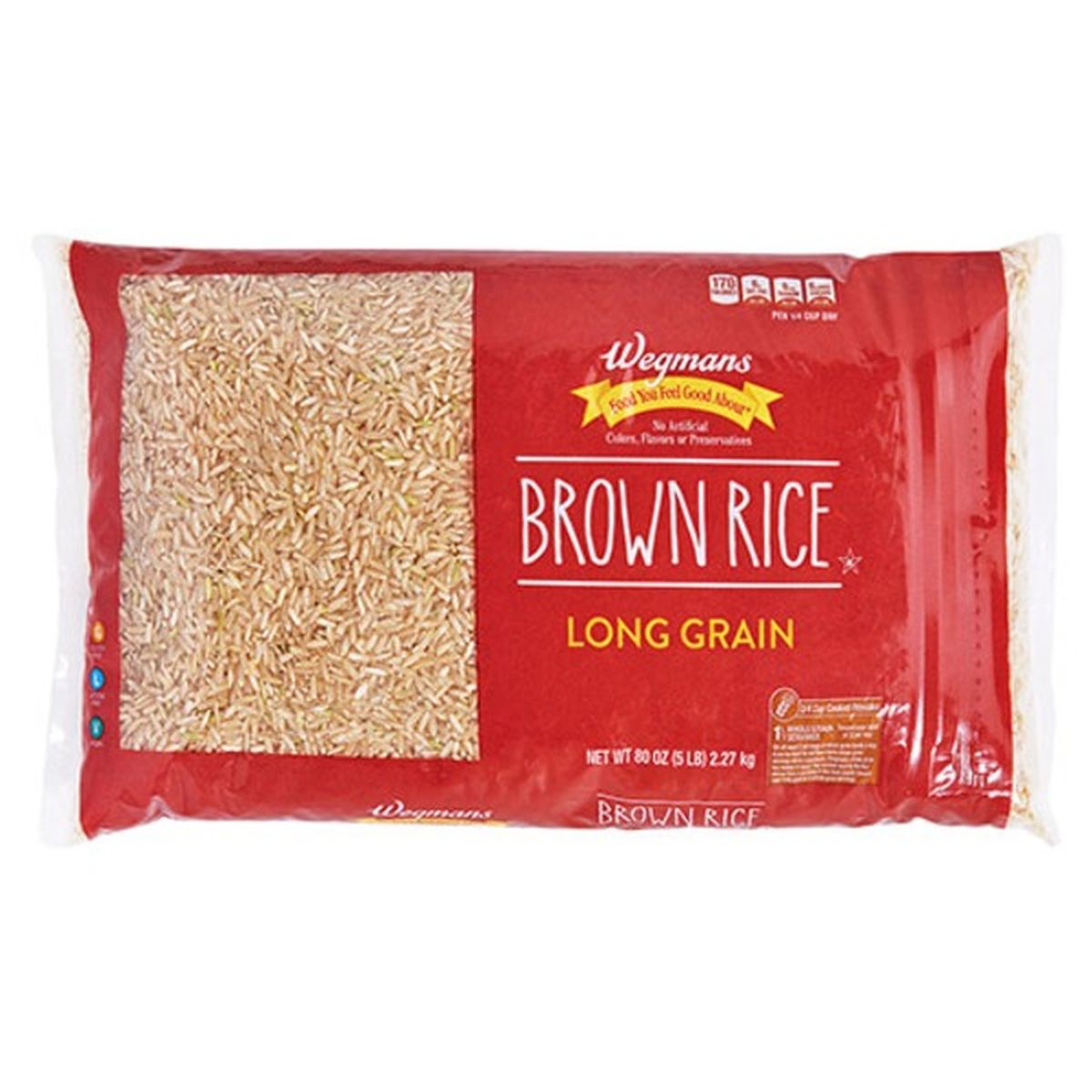 Calories in Wegmans Long Grain Brown Rice