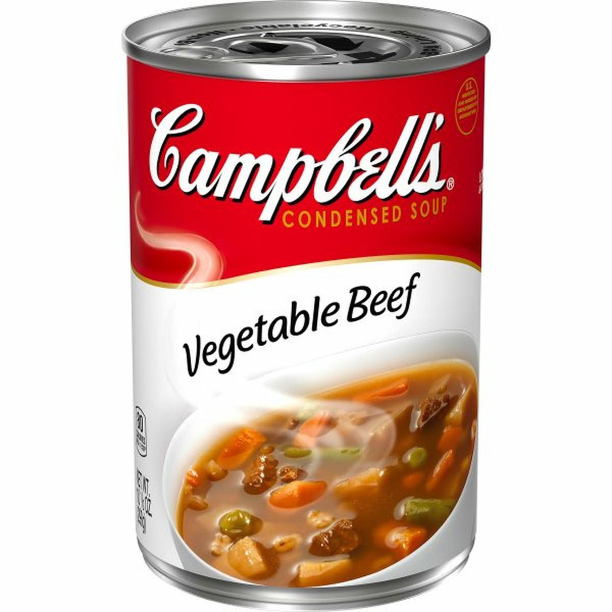 Calories in Campbell'ss Condensed Vegetable Beef Soup