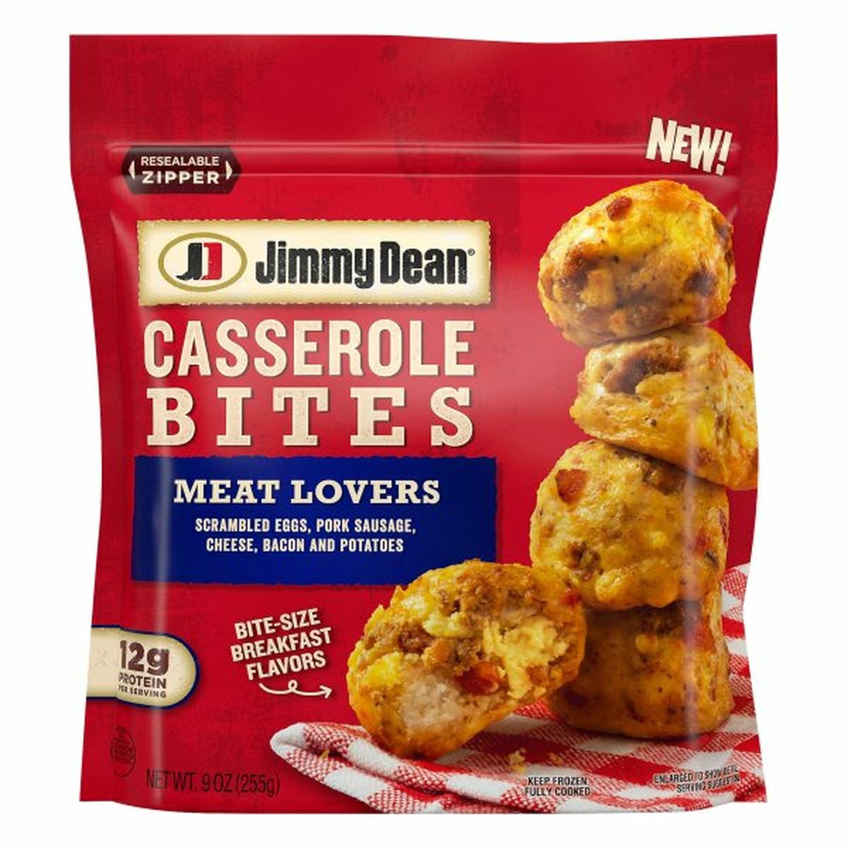 Calories in Jimmy Dean Casserole Bites, Meat Lovers