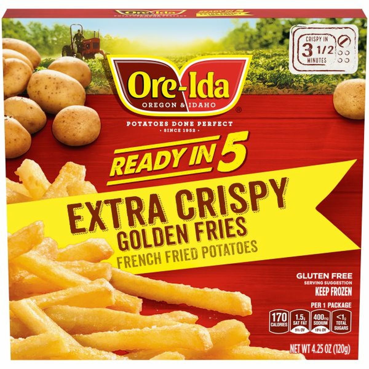 Calories in Ore-Ida Easy Fries Easy Fries Golden Fries