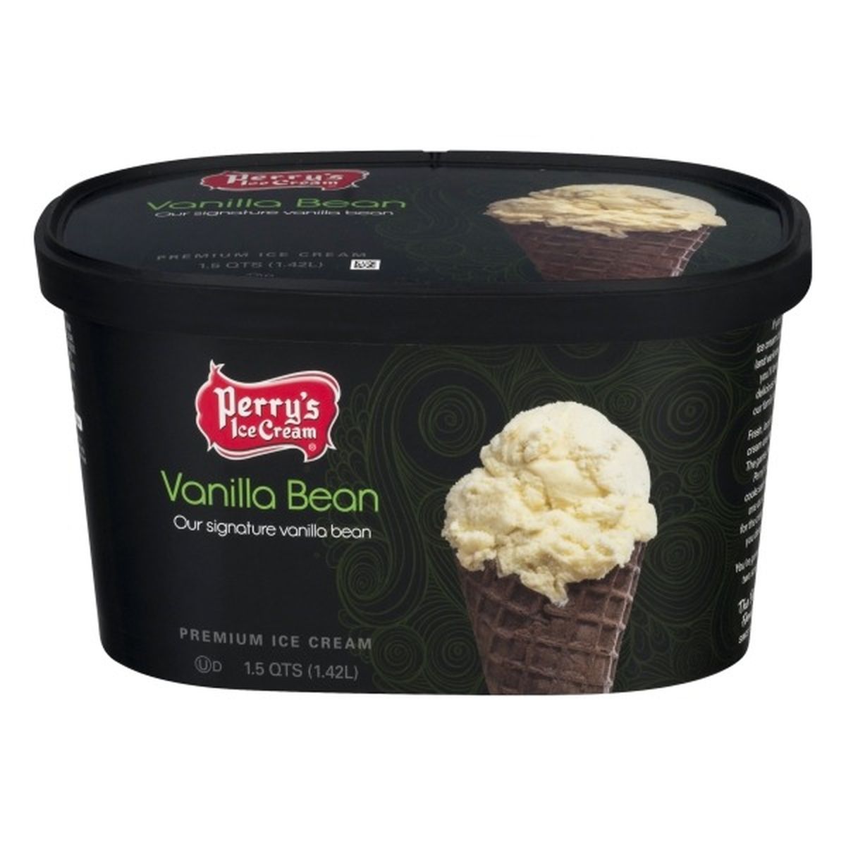 Calories in Perrys Ice Cream Premium, Vanilla Bean