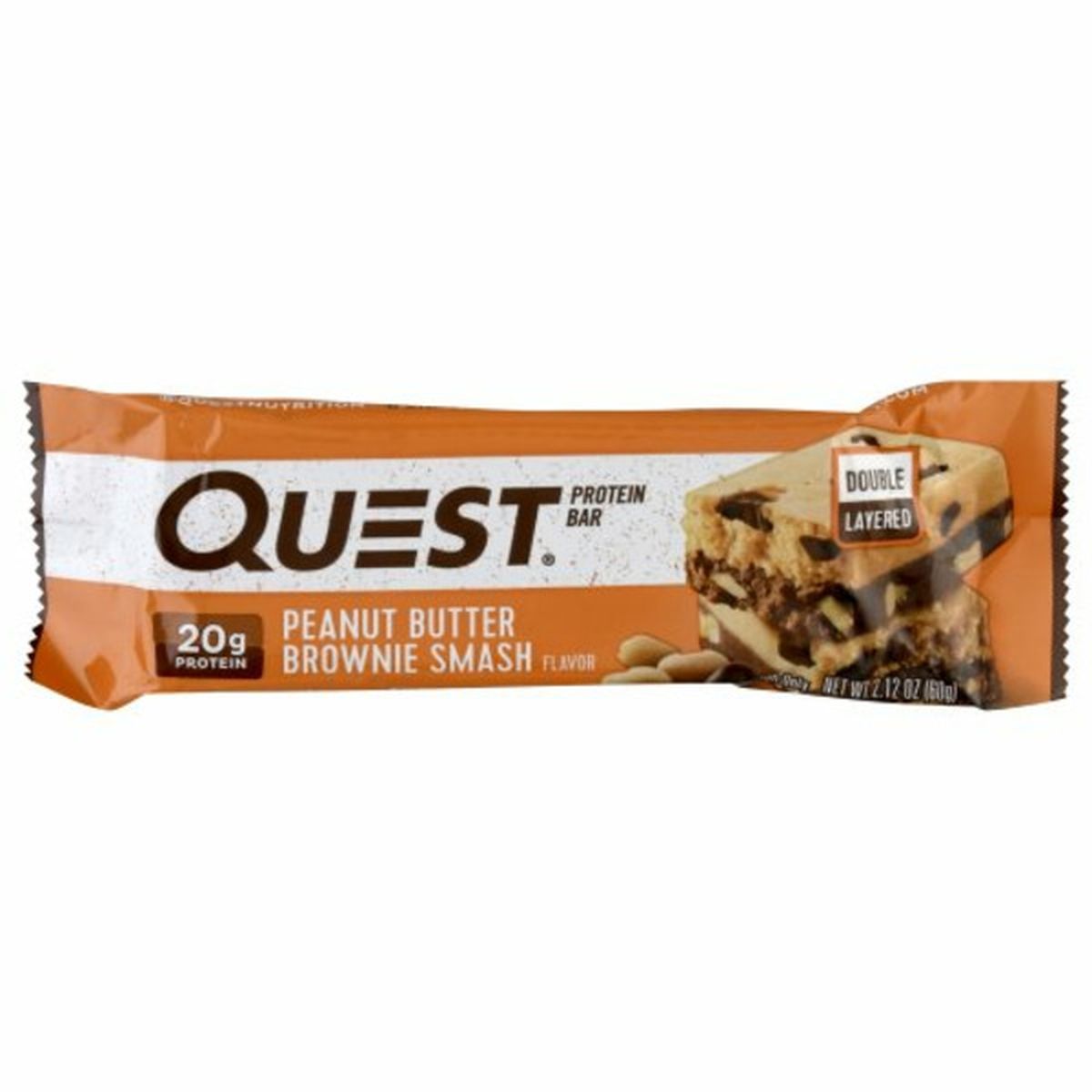 Calories in Quest Protein Bar, Peanut Butter Brownie Smash Flavor