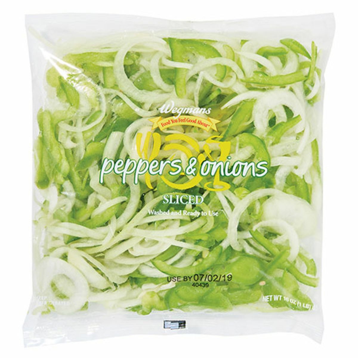 Calories in Wegmans Sliced Peppers & Onions