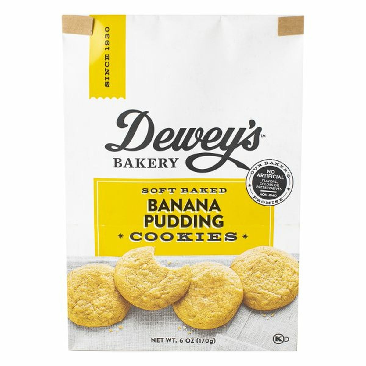 Calories in Deweys Cookies, Banana Pudding, Soft Baked