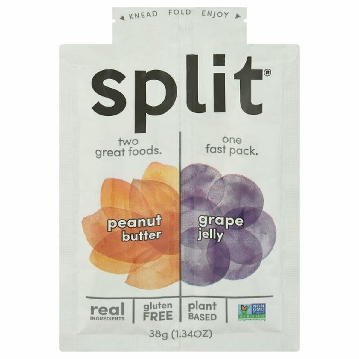 Calories in Split Peanut Butter & Grape Jelly