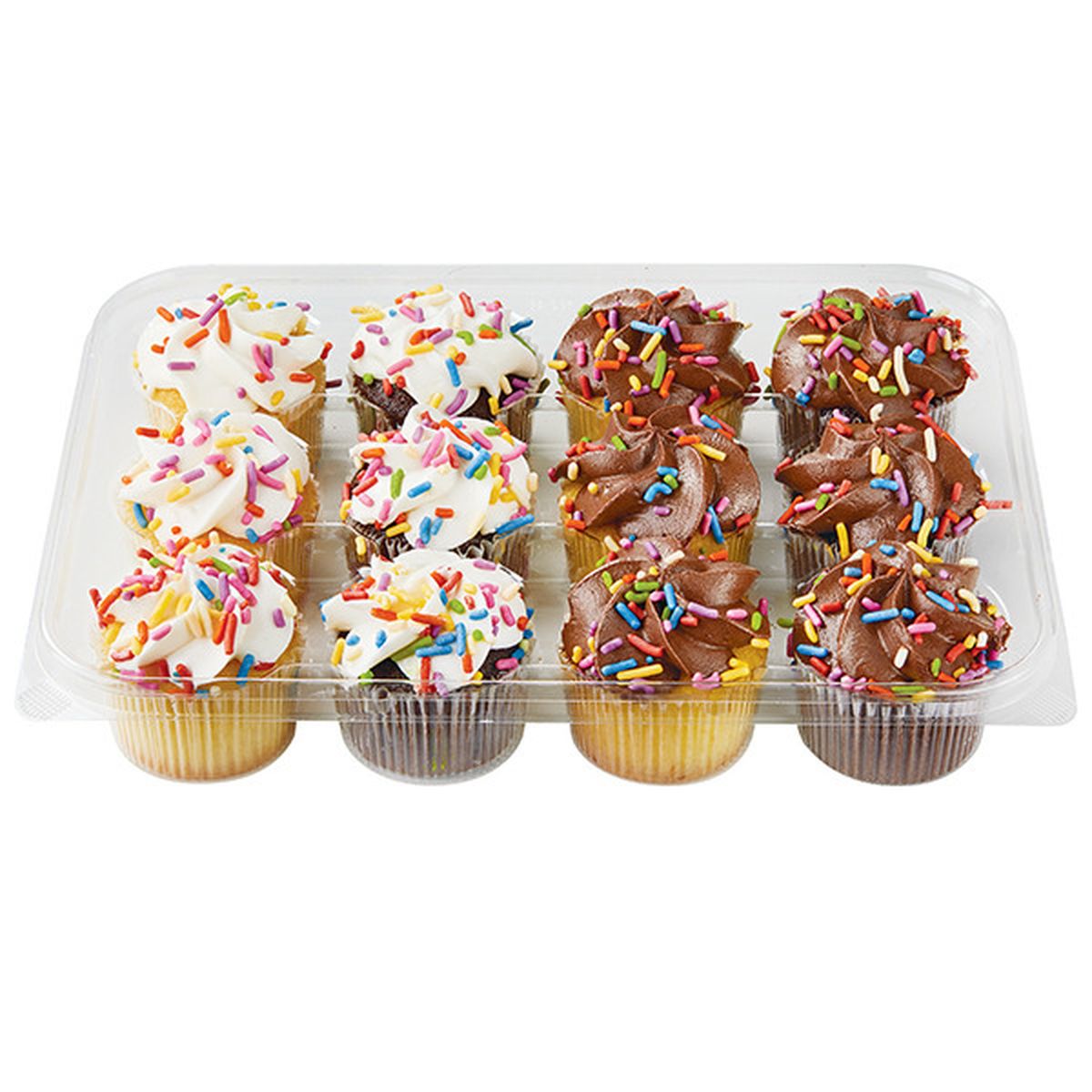 Calories in Wegmans Mini Iced Assorted Cupcakes, 12 Pack