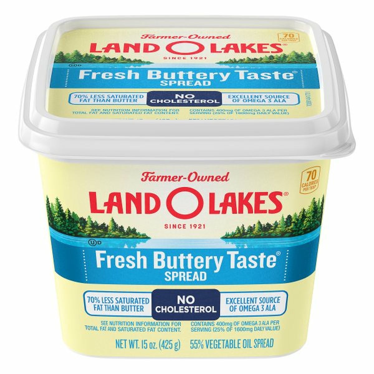 Calories in Land O Lakes Fresh Buttery Taste Spread