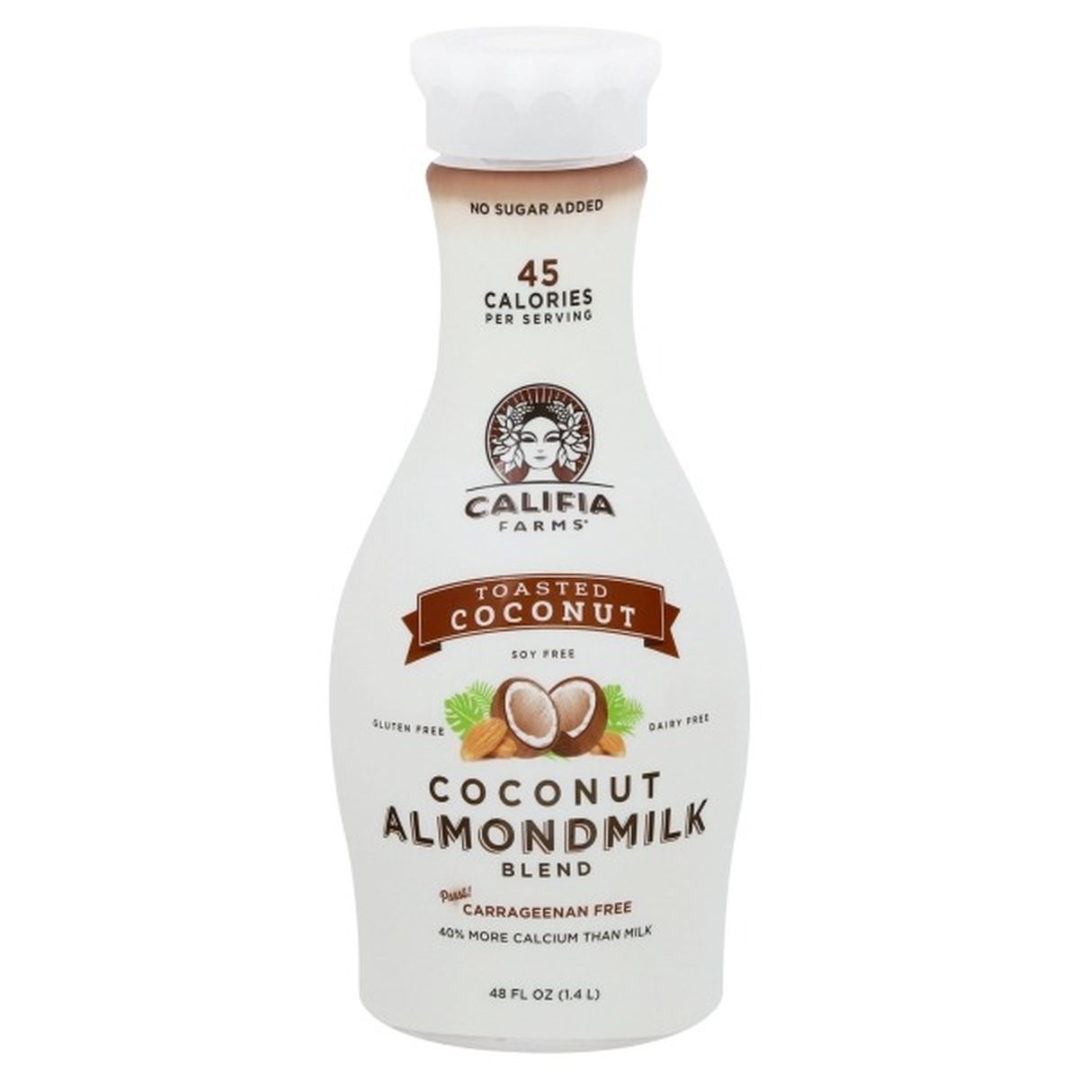 Calories in Califia Farms Almond Milk Blend, Coconut, Toasted