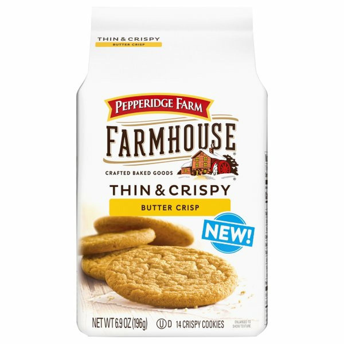 Calories in Pepperidge Farms  Farmhouse Cookies, Butter Crisp, Thin & Crispy