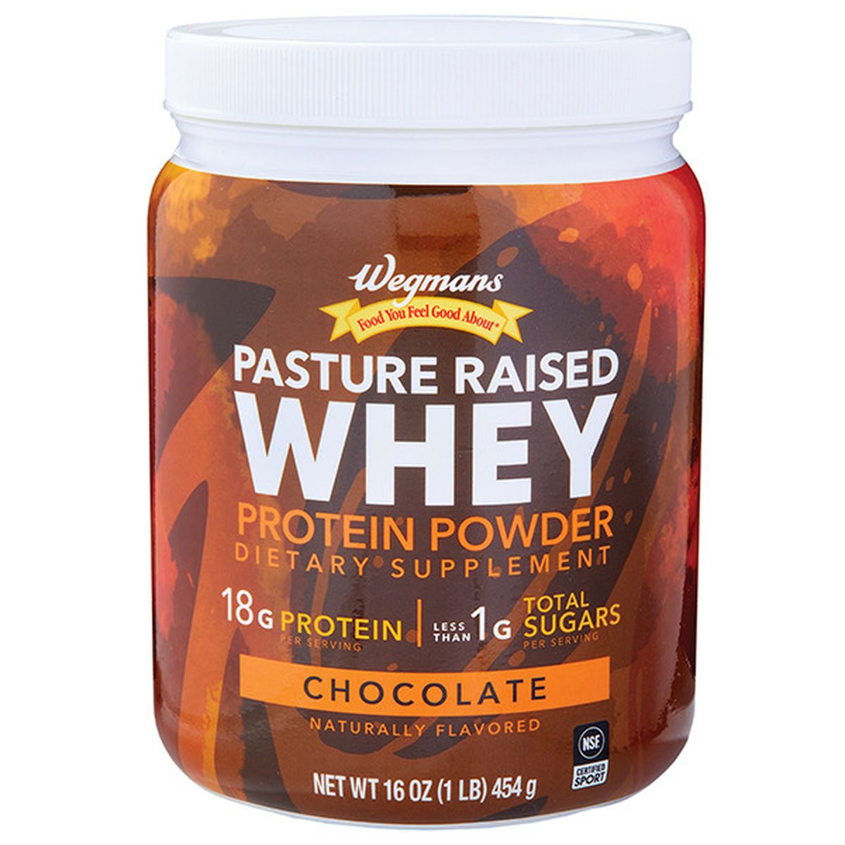Calories in Wegmans Pasture Raised Chocolate Whey Protein Powder