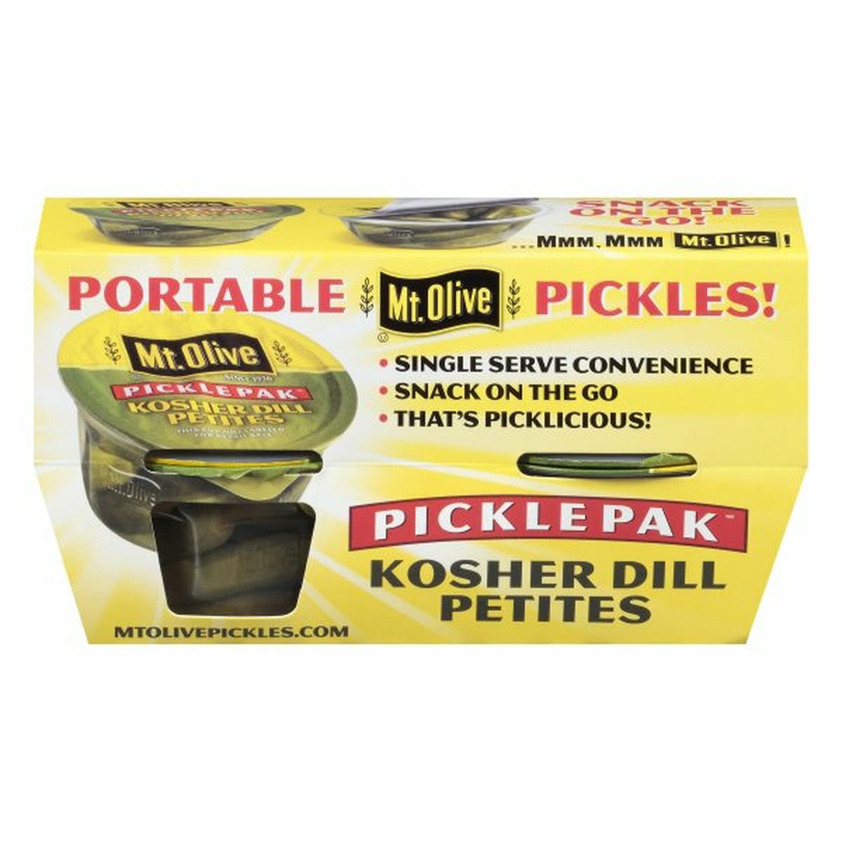 Calories in Mt. Olive Pickles, Kosher Dill Petites