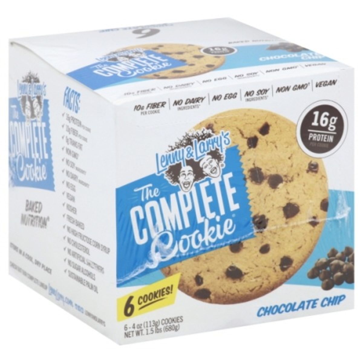 Calories in Lenny & Larry's Cookie, The Complete, Chocolate Chip