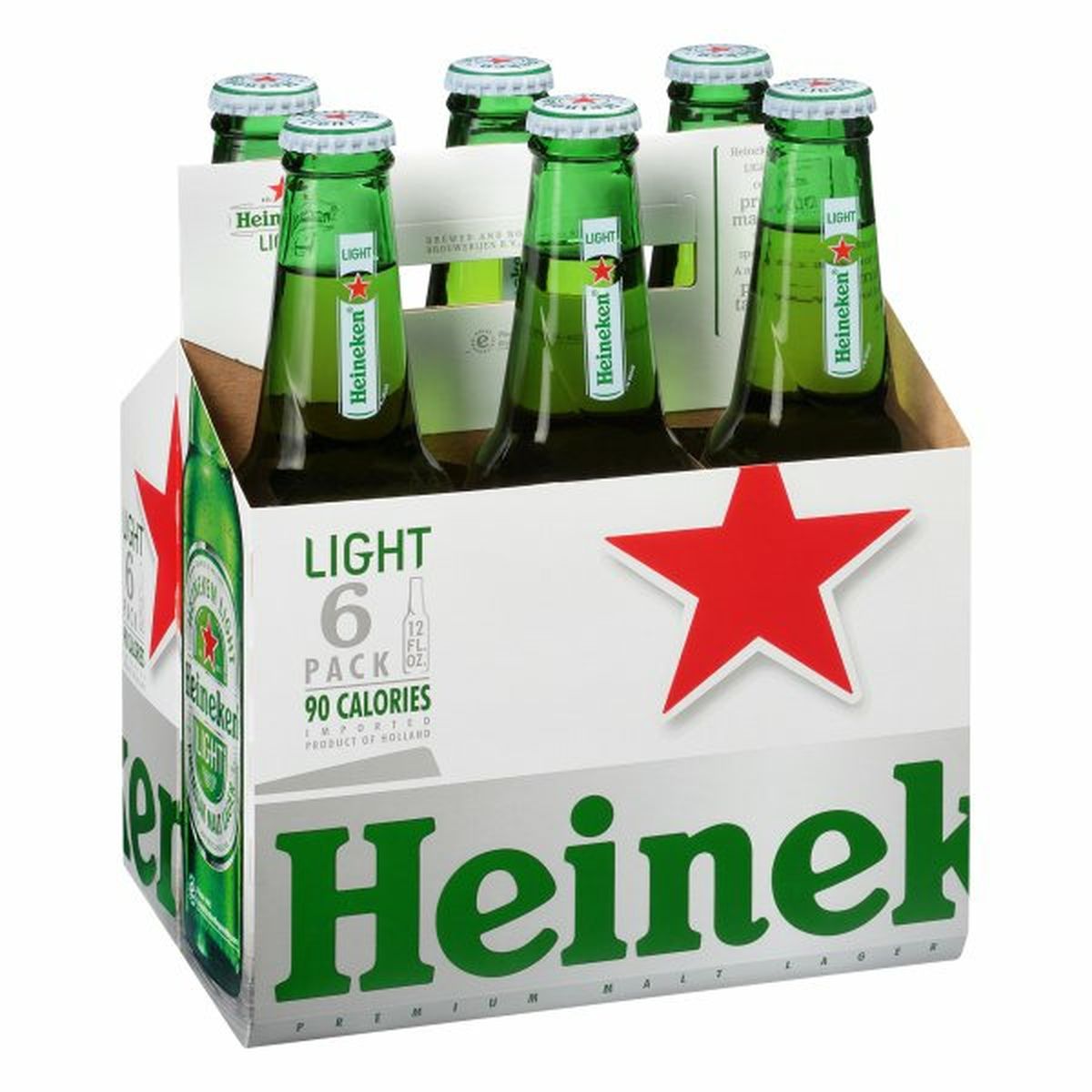 Calories in Heineken Premium Light  6/12 oz bottles