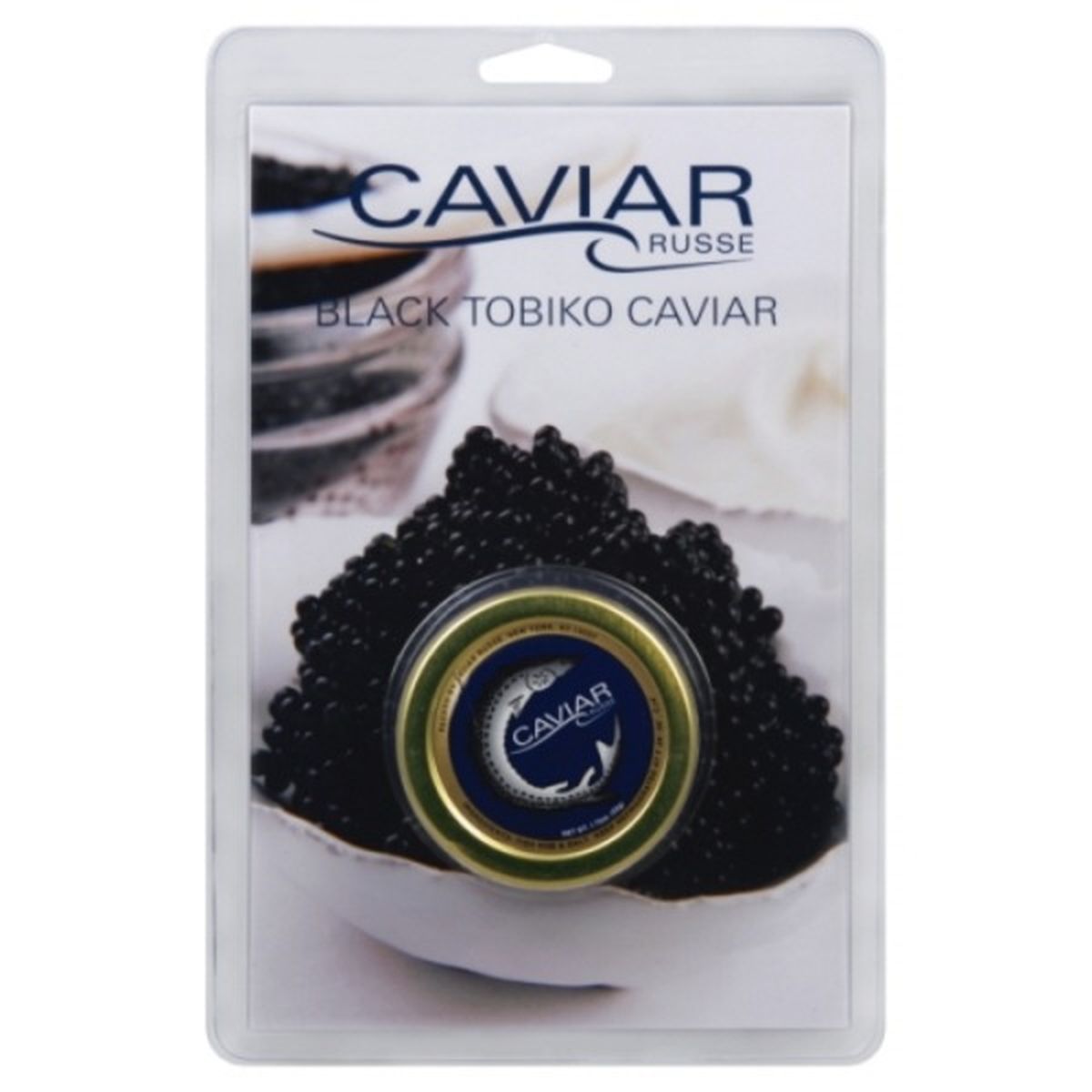 Calories in Caviar Russe Caviar, Black Tobiko