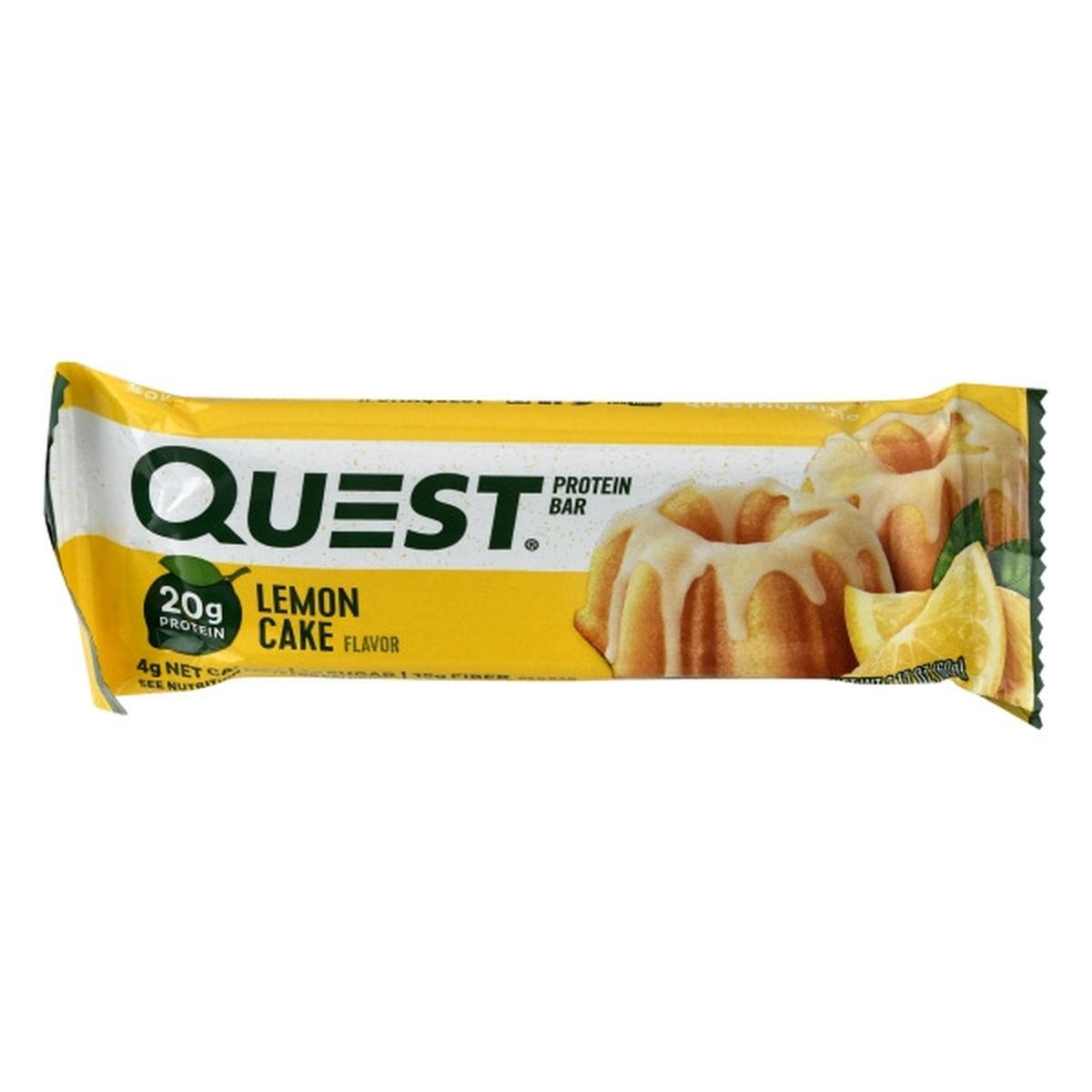 Calories in Quest Protein Bar, Lemon Cake Flavor