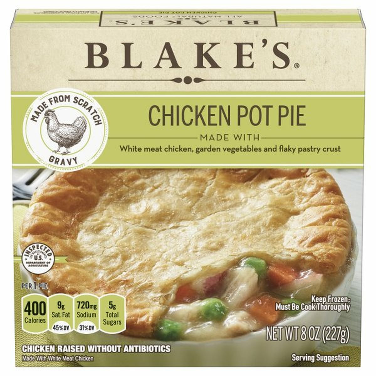 Calories in Blake's Chicken Pot Pie