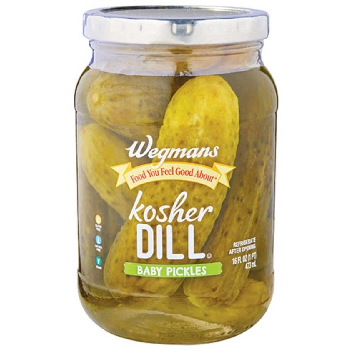 Calories in Wegmans Kosher Dill Baby Pickles