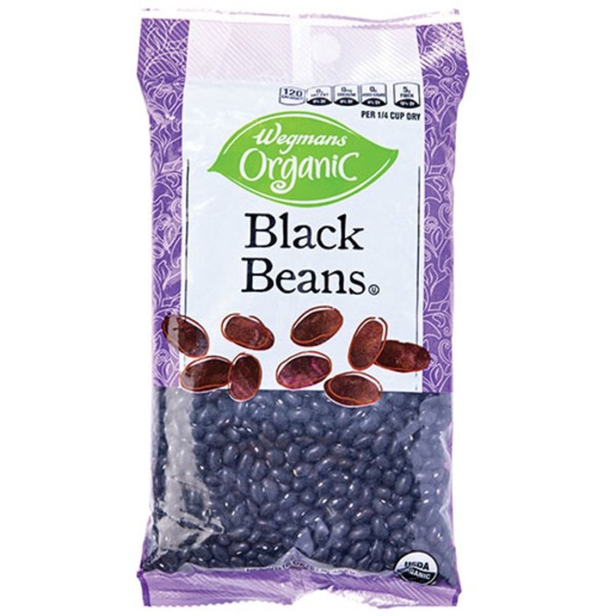 Calories in Wegmans Organic Black Beans, Dry
